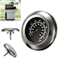 Miniatyrbild 2 av 4: 50-500 Celsius Stål Grilltermometer BBQ Rök Grilltermometer Termometer Ugnstermometer Ugnstermometer
