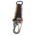 Pikkukuva 1 / 4: Vaellusklipsu Leirintä Avaimenperä Koukku Punottu Lanyard Paracord Ulkoilma Varjo 2kpl-oranssi