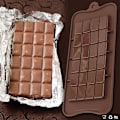 Miniatyrbillede 4 af 5: Silikoneforme til Chokolade Sæt med 4