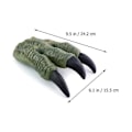 Pikkukuva 3 / 3: 2 kpl Chucky-asu ​​lasten lasten temppu rekvisiitta dinosaurus kädet lelut puku cosplay rekvisiitta dinosaurus kynsi kumia Assorted Color 24.2X15.5CM