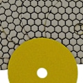 Miniatyrbillede 4 af 5: 7 stk. Diamantpoleringsskiver 4 tommer / 100 mm Tør Diamantpoleringspuder til Marmor Granit Sten Beton (#100)