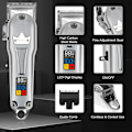 Miniatyrbild 5 av 5: Hårklippar för Män Professionell + Hår & Skäggtrimmer Set, Mäns Grooming Kit, Barberklippar Hårsnitt Set, Rakset Elektrisk
