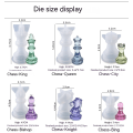 Miniatyrbilde 5 av 5: 6 stk 3D Silikon Sjakk Harpiksform, Harpiksstøpeform DIY Sjakkbrikker Form Krystall Epoxy Form for DIY Håndverksproduksjon, Hjemmedekor