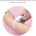 Miniatyrbild 5 av 5: Flexibel Kroppsmåttband, Mjukt Måttband Dubbel Skala För Byst Höft Handledsstorlek (2st, Vit)