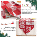 Miniatyrbilde 3 av 5: Julebordduk, Julebordløper, Vaskbar Løper Bordduk, Bomulls- og Linjulebordløper, For Spisestue, Fest, Høytid
