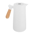 Miniatyrbillede 1 af 2: 1 stk Isoleret Karaffel Mode Kaffe Karaffel Vand og Drikkedispenser Hvid 24,5X12,8X12,8CM White 24.5X12.8X12.8CM