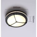 Miniatyrbilde 1 av 5: Vanntett LED Taklampe, LED Taklampe IP65 for Stue, Bad, Kontor, Utendørs Veranda og Mer (30w + Varmt Lys J)