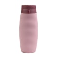 Miniatyrbild 1 av 3: 600 ml Bärbar Vikbar Vattenflaska Silikon Dricksmugg Sportflaska Utomhus Kanne Vikbar Pink 20*7CM