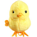 Miniatyrbild 1 av 3: Plush Kyckling Uppdragsleksak Hoppande Leksak Uppdragsleksak Simuleringskyckling Leksak Gul 9X8CM Yellow 9X8CM