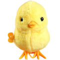 Miniatyrbillede 1 af 3: Plush Kylling Opspringende Legetøj Optrækningslegetøj Simuleringskylling Legetøj Gul 9X8CM Yellow 9X8CM