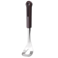 Pikkukuva 2 / 3: Ruostumattomasta teräksestä valmistettu lihapullien muotoilija lusikka Keittiön käsikäyttöinen lihapullien työkalu (pyöreä kahva) Kahvi 27X5.7CM Coffee 27X5.7CM