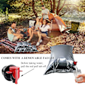 Miniatyrbild 5 av 5: 12 x 10L Vattenpåse, Vikbar Vattenflaska Med Kran, Aluminiumbelagd Bib Nödhållningsväska Steril Vattenbehållare För Vandring Camping Drickande H