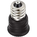 Miniatyrbild 1 av 4: E12 Till E14 Lamphållare Ljus Konverter Adapter Ljustillbehör (8st, Vit+svart)