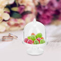 Miniatyrbillede 2 af 2: 12 stk. slikæsker med låg, base struktur design, transparent bakke, modelform, fyldbar, lille smykkeæske, ornament, transparent Transparent