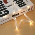 Miniatyrbilde 2 av 5: Julelys Startlys Hengende Vindu Lys Med Sugkopp 10 Led Hengende Vinduskarmen Hengende Dekor For Julefest Dekorasjon (varmt Hvitt Lys