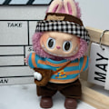 Miniatyrbild 1 av 5: /RYI/Labubu Dockkläder Set - Söta Outfits för Sitting Party Serien 1/2/3, Klänningar, Kjolar & Kostymer Winie Brown