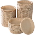 Miniatyrbilde 1 av 3: 100 stk Mini Tartformer for Baking Runde Bunn Små Pai Former Ovn Mikrobølgeovn Sikker Baking Kopper