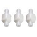Miniatyrbild 2 av 2: 3 st Universal Adapter Rakt Envägs Plast Backventil Vattenkylare Ventil Backventil