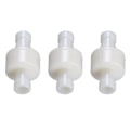 Miniatyrbillede 2 af 2: 3 stk. Universal Adapter Straight One Way Plastik Check Valve Vanddispenser Valve Check Valve