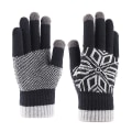 Miniatyrbilde 1 av 4: Vintervotter Varme Ullhansker Motorsykkelhansker Full Finger Vinterhansker Varme Full Finger Hansker Svart M Black M