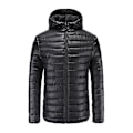 Miniatyrbillede 4 af 5: Mænd Vinter Varmt Jakke Vindtæt Casual Hættetrøje Tyk Medium Lang Overtøj Ny XL XL