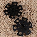 Miniatyrbillede 3 af 3: 5 stk. Udendørs Klatring Vandrestav Spidser Snefnug Mud Ski Kurve Vandrestav Kurve Beskyttere Rep Black