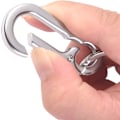 Miniatyrbillede 5 af 5: 14 stk. nøglering, metal nøglering karabinhage clips nøglering nøgleringe til håndværk hummerlåse drejelige clips nøglekæde til mænd