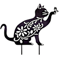 Miniatyrbillede 1 af 5: Akryl Kat Figur til Have - Udendørs Dekoration 2 stk