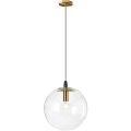 Miniatyrbild 1 av 5: Industriell belysning E27 Transparent Hänglampa Mässing Guldhuvud Inredning Chandelier Hängande Vardagsrum (15)