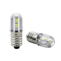 Pikkukuva 4 / 4: 4 kpl 6V E10 LED-lamppuja 2835 kierrekannalla, 4 SMD-sirua, keltainen päivitys ajovaloihin, taskulamppu_ryy