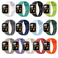 Miniatyrbillede 5 af 5: RYI_Silikonearmbånd til Redmi Watch 3 Armbåndsrem SmartBand Sportsarmbånd Bralet Erstatning Citrongrøn