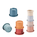 Pikkukuva 3 / 3: 8 kpl Piirretty Eläin Kylpyamme Leikki Stackable Cup Leikki Lapset Koulutus Leikki Assorted Väri 7.8X7.8CM Assorted Color 7.8X7.8CM