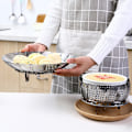 Miniatyrbild 3 av 4: Ångkorg i rostfritt stål, hopfällbar ångkokningsinsats för matlagning, utdragbar ångställ som passar Instant Pot
