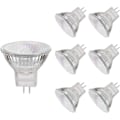 Miniatyrbillede 1 af 5: MR11 halogenpærer, 20W 12V MR11 GU4 halogenlampe, varm hvid, 6 stk._RY