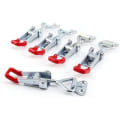 Miniatyrbilde 5 av 5: Metallisk vippehake, 4 stk Gh-4001 Justerbare sammenføyningsvippehaker, klemmehake for skap, dør