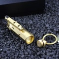 Miniatyrbilde 5 av 5: Håndlaget Sigarett Lighter WWI WWII Kule Retro Vintage Messing/Kobber Gravløper Lighter, Gave til Samling (gull)
