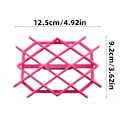 Miniatyrbillede 2 af 5: Taffy Kit Icing Fondant Dekorationsværktøj Prægning Kage Skabelon Sukkerhåndværk Stempel Kage (10 stk, Pink)