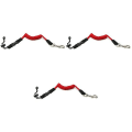 Miniatyrbilde 3 av 3: 3 stk Elastisk Kajakk Kano Padle Leash Sikkerhetsbåt Fiske Stang Pole Spiral Lanyard Snøre Binde Tau (tilfeldig farge) 3pcs