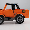 Miniatyrbillede 5 af 5: Klassisk kreativ programmeringsboks, byg dit eget legetøj, børns byggesæt, programmeringsjeeplegetøj - orange