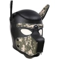 Miniatyrbild 5 av 5: Hund Mask med Öron Mjuk Gummi Djur Hund Masker Hela Huvudet Valp Mask Vuxna Nyhet Svart Färg Black Color