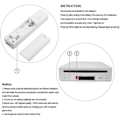 Miniatyrbillede 4 af 5: RY-2ck Trådløs Controller og Nunchuck til Wii og Wii U-konsol