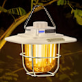 Miniatyrbild 1 av 5: RYI)Beige Laddningsbar Campinglampa, Retro USB-C Laddningsbar LED