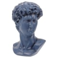 Miniatyrbilde 1 av 2: Romske Statue Gips Statue Moderne Skrivebordsdekorasjon Ornament Pythisk Apollo Bust Statue Blå 15x10cm Blue 15x10cm