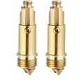 Miniatyrbillede 1 af 5: Bassin Click Clack, fjeder messing prop bolt bassin vask clicker slidsede prop bolt udskiftning tryk intern fjeder prop til badekar vask bassin afløbsprop