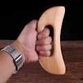 Pikkukuva 3 / 5: Scienlodic Gua Sha -hierontakirjain työkalu kahvalla (hartsi) Suurempi Guasha -raaputusväline selän, kaulan, kasvojen, jalkojen hierontaan, imusolmukkeille