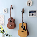 Miniatyrbild 3 av 5: Gitarrväggfäste, Gitarrväggkrokar, Gitarrhängare Väggfäste Krok Hållare Stativ för Vägg 1-pack-Svart