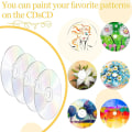 Miniatyrbillede 2 af 3: Transparente Dekorative Cd Til Maling 10/20 Klar Cd Til Maling 20 STK