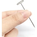 Miniatyrbilde 3 av 5: T-nåler, 100-pakke 2 tommer T-nåler, T-nåler for blokkering av strikking, parykknåler, T-nåler for parykker, parykknåler for skumhode, T-nåler for kontorvegg 2 tommer/ 53 mm