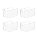 Miniatyrbillede 2 af 2: 4 stk Akryl Kaffepose Opbevaringsbokse Teposeholdere Husholdnings Sukkerpose Etuier Transparent 8,5X6,5X5C Transparent 8.5X6.5X5CM