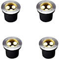 Pikkukuva 1 / 5: Matala jännitteinen LED-maisemavalot vedenpitävät IP67 3W 12V polkuvalot spotit ulkokäyttöön puiden lippuihin puutarhaan pihalle puuhun (lämmin valkoinen 4)